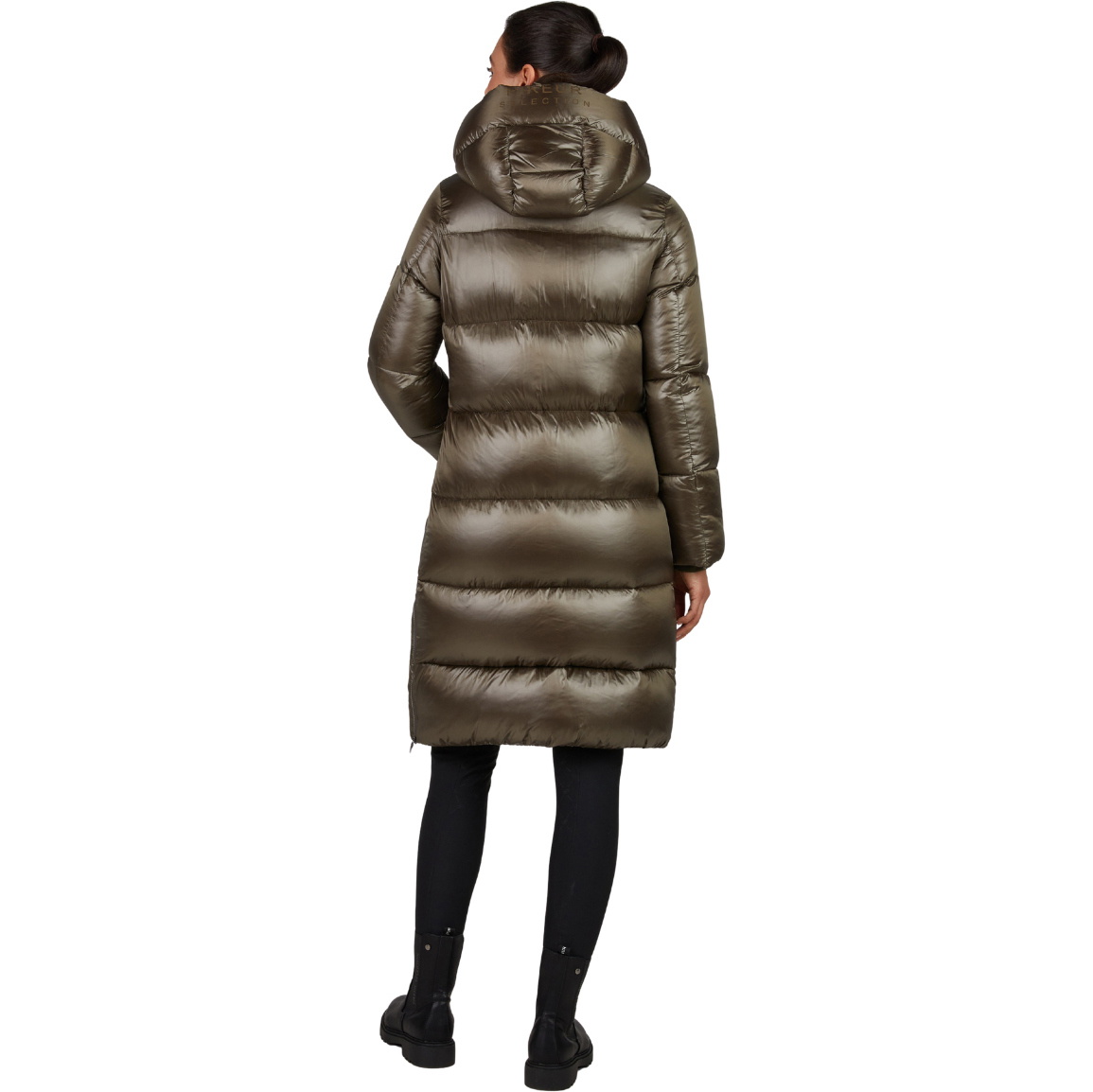 2025 Pikeur Womens Pikeur Quilted Coat 802501 145 080 - Slate Brown